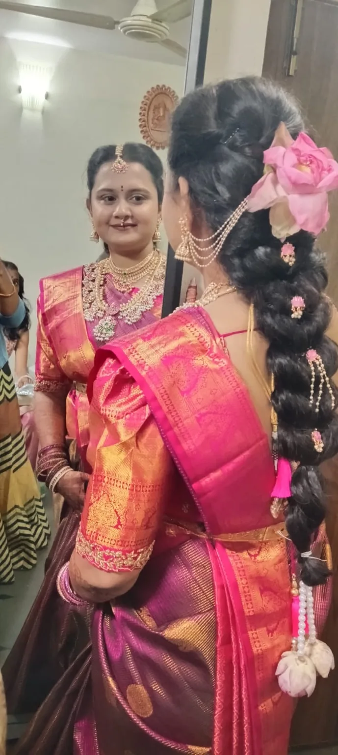 Saree draping