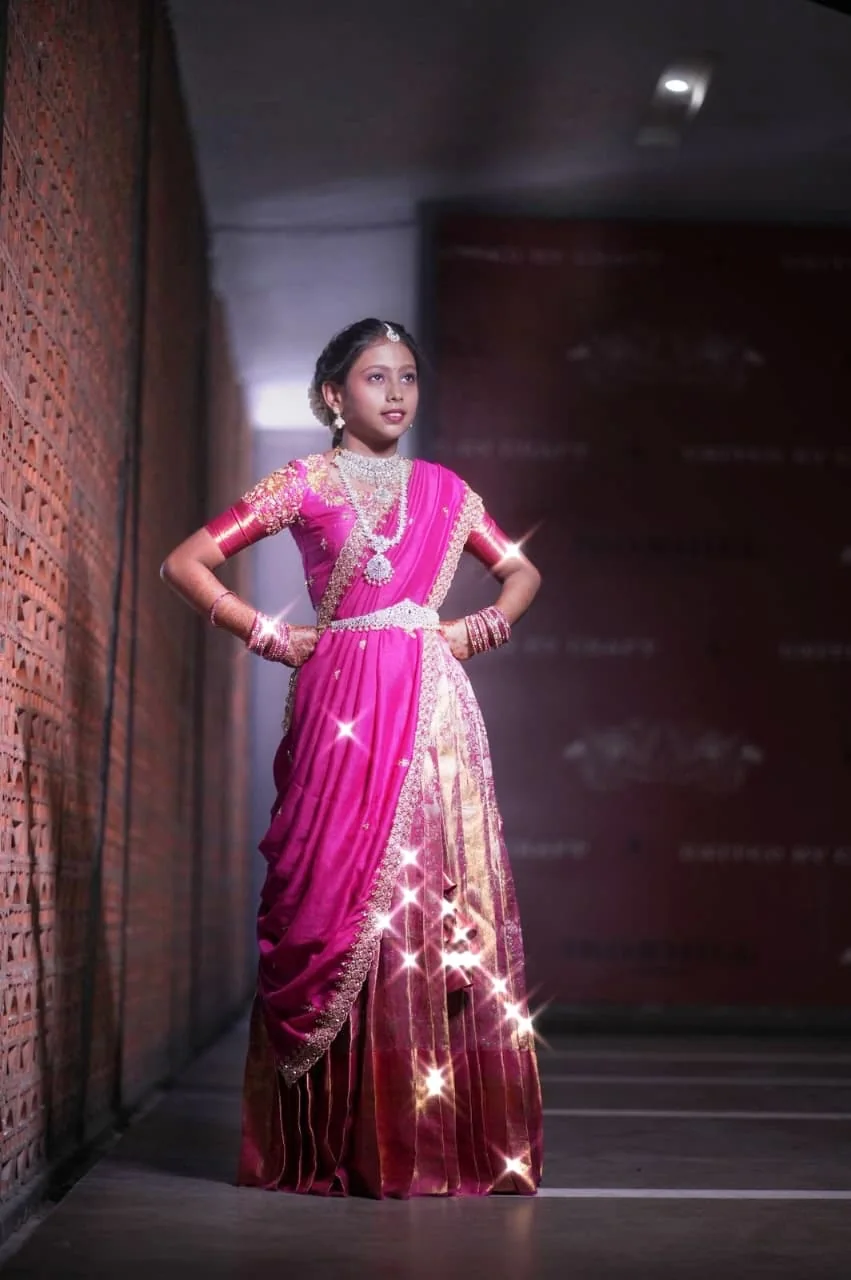 Traditional bridal occasion look